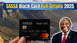 SASSA Black Card 2025 – Payment Dates Deposit Timing, Withdrawal Rules & helpline details