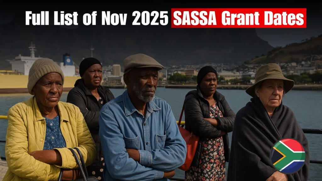 SASSA Grant Payments November 2025