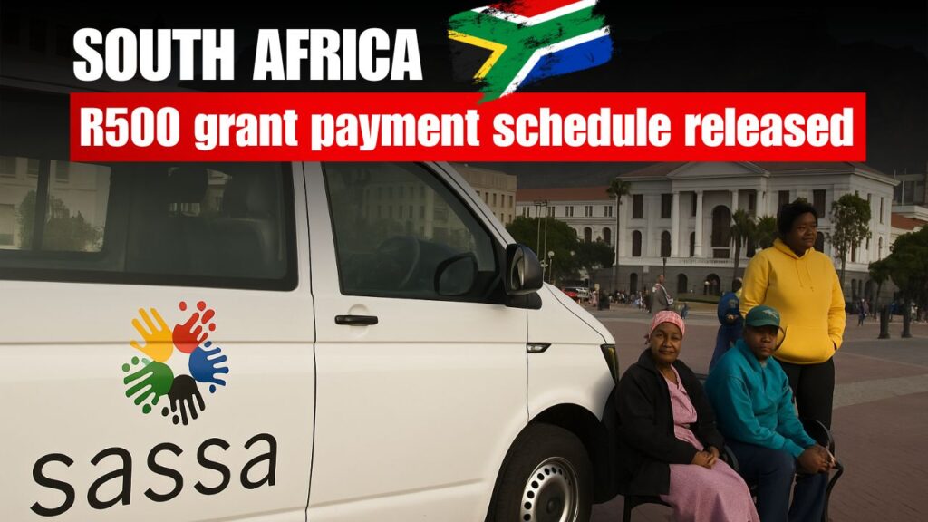 SASSA R500 Grant Payment Schedule 2025