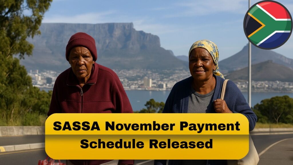 SASSA Social Grants November 2025