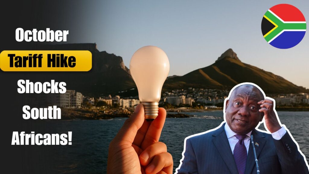 South Africa Electricity Tariff Hike October 2025