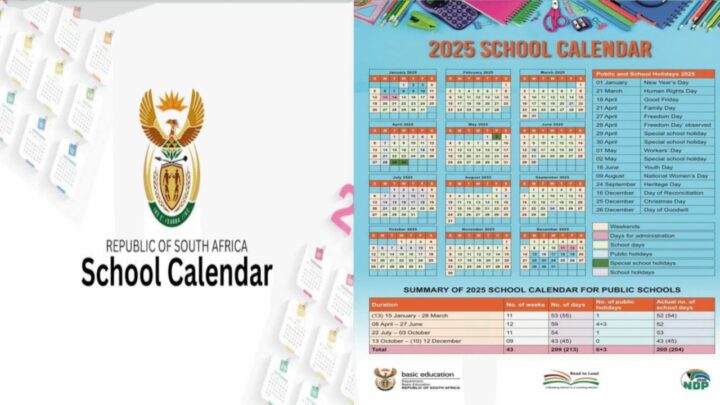 South Africa School Calendar