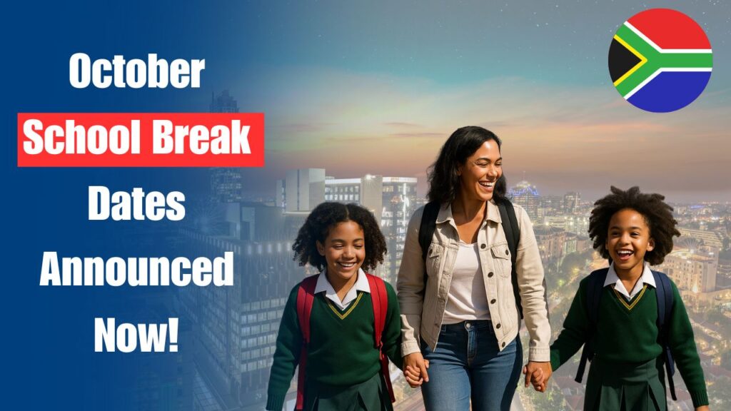 South Africa School Holidays October 2025