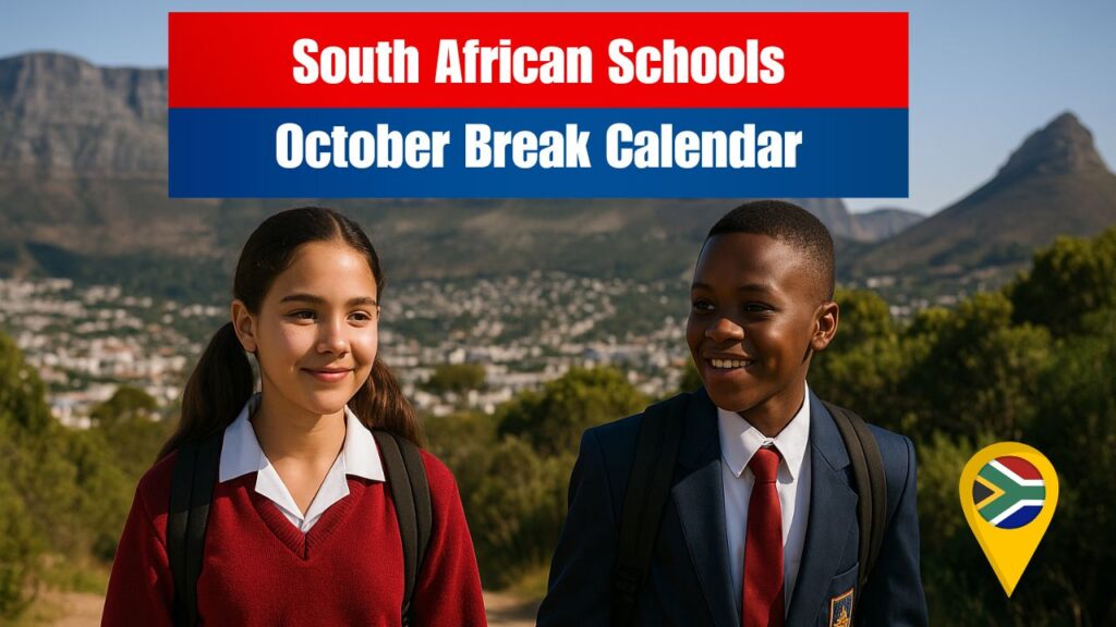 South African Schools october Break 2025